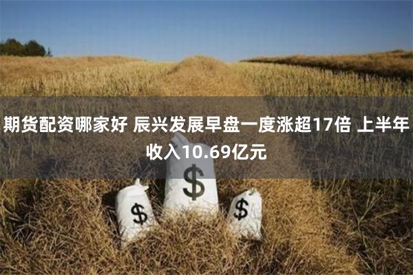 期货配资哪家好 辰兴发展早盘一度涨超17倍 上半年收入10.69亿元